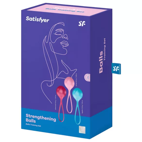 Satisfyer - Boules de geisha - set de 3 boules - renforcement pelvien