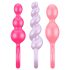 Satisfyer Booty Call - jeu de plugs anaux colorés (3 pièces)