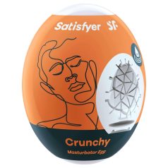 Satisfyer - œuf masturbateur texturé - Crunchy - silicone