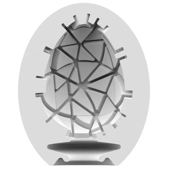 Satisfyer - œuf masturbateur texturé - Crunchy - silicone