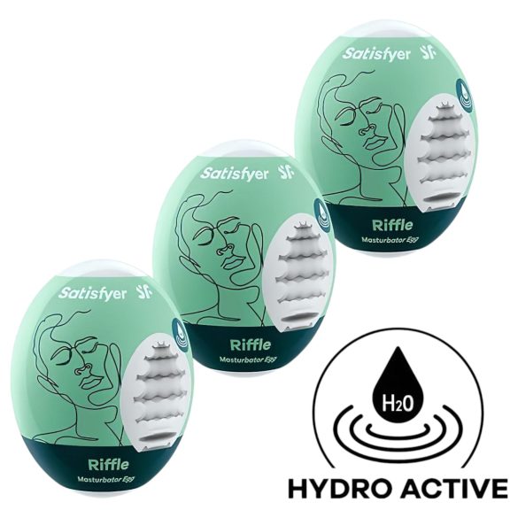 Satisfyer Egg Riffle - Ensemble masturbateur œuf (3 pcs)