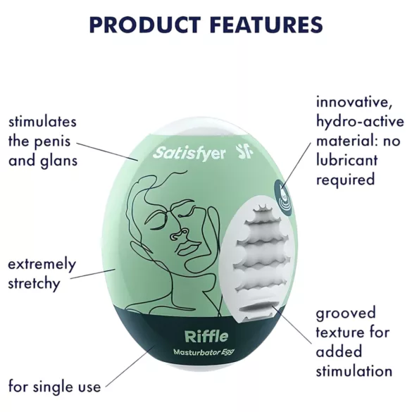 Satisfyer - Œuf masturbateur homme - Coffret 3 pièces