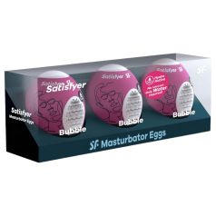 Satisfyer Œuf Bubble - Masturbateur (3 pièces)
