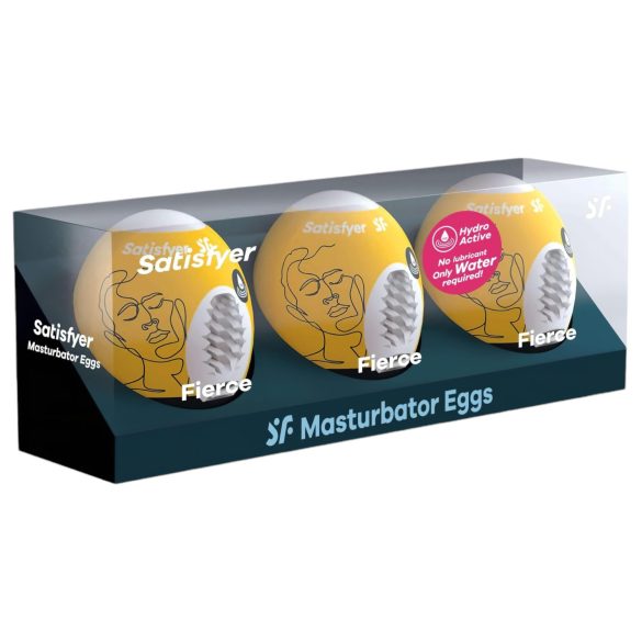 Satisfyer Œuf Fierce - Coffret de masturbateurs (3 pièces)