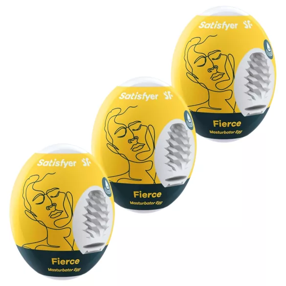 Satisfyer Egg Fierce - œuf masturbateur - lot de 3