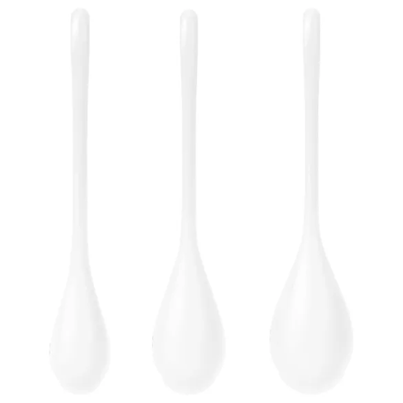 Satisfyer - Boules de geisha - set 3 pièces - blanc