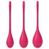 Satisfyer Yoni Power 1 - set de boules de geisha - rouge (3 pcs)