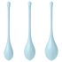 Satisfyer Yoni Power 2 - set de boules de geisha bleu (3 pcs)