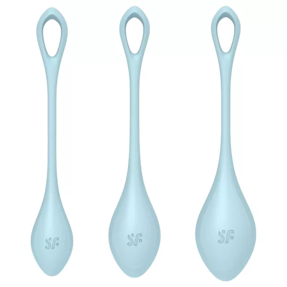 Satisfyer Yoni Power 2 - boules de geisha - lot de 3 - bleu