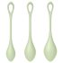 Satisfyer Yoni Power 2 - set boule de geisha - vert (3 pièces)