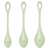 Satisfyer Yoni Power 2 - set boule de geisha - vert (3 pièces)