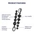 Satisfyer Love Beads - kit de perles anales (noir)