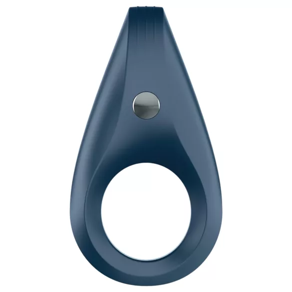 Satisfyer Rocket Ring - anneau pénien vibrant étanche - silicone bleu