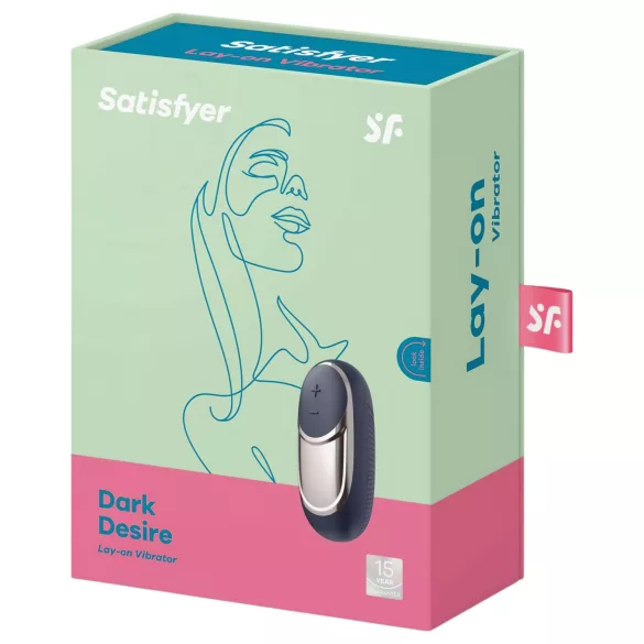 Satisfyer Dark Desire - vibromasseur clitoridien rechargeable - silicone noir