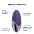 Satisfyer Purple Pleasure - vibromasseur clitoris rechargeable (violet)