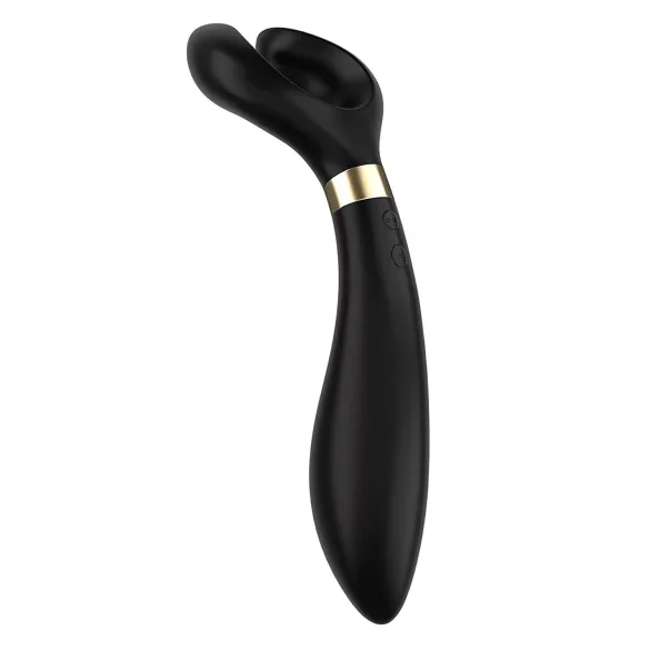 Satisfyer Endless Fun - vibromasseur couple rechargeable étanche - noir