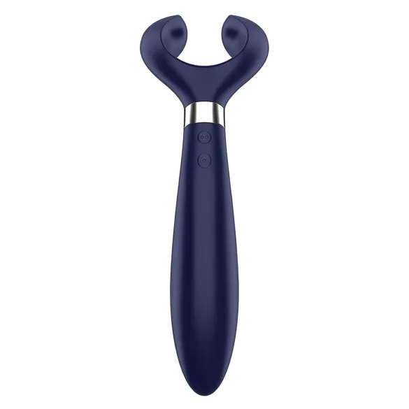 Satisfyer Endless Fun - vibromasseur couple rechargeable étanche - bleu