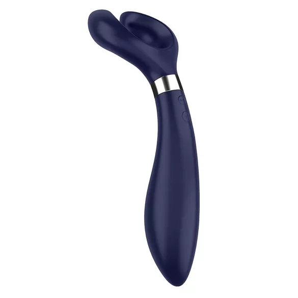 Satisfyer Endless Fun - vibromasseur couple rechargeable étanche - bleu