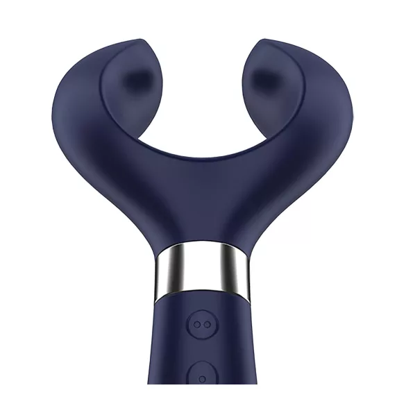Satisfyer Endless Fun - vibromasseur couple rechargeable étanche - bleu
