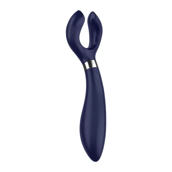 Satisfyer Endless Fun - vibromasseur couple rechargeable étanche - bleu