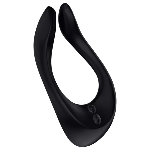 Satisfyer Endless Joy - vibromasseur couple rechargeable étanche - noir