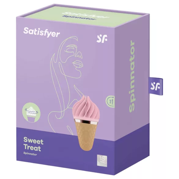 Satisfyer Sweet Treat - stimulateur clitoridien rotatif rechargeable