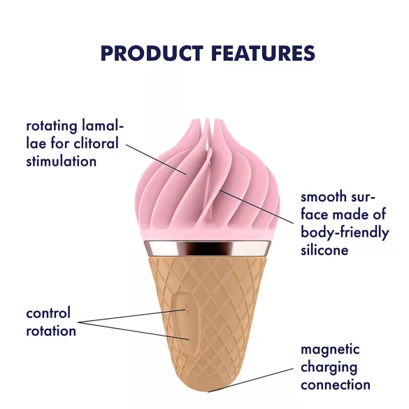 Satisfyer Sweet Treat - stimulateur clitoridien rotatif rechargeable