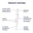 Satisfyer Wand-er Woman - Massager Vibrant Étanche (Blanc)