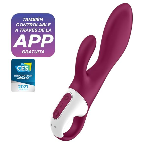 Satisfyer Heated Affair - stimulateur chauffant à bras clitoridien (rouge)