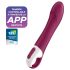 Satisfyer Big Heat - vibromasseur chauffant point G rechargeable (rouge)