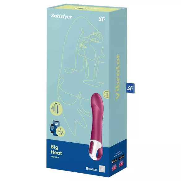 Satisfyer Big Heat - vibromasseur point G chauffant rechargeable