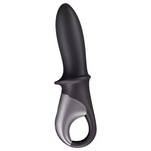 Satisfyer Hot Passion - gode ceinture chauffant connecté - anal - silicone noir
