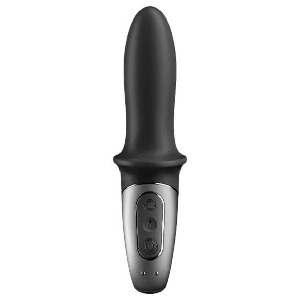 Satisfyer Hot Passion - gode ceinture chauffant connecté - anal - silicone noir