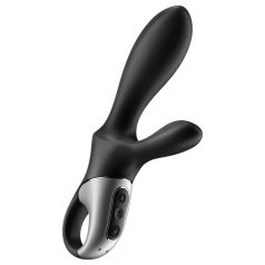   Satisfyer Heat Climax+ - vibro anal chauffant intelligent (noir)
