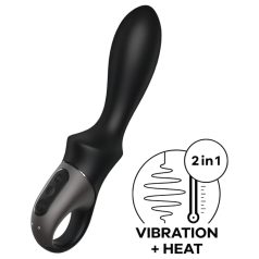   Satisfyer Heat Climax - vibromasseur anal chauffant intelligent (noir)