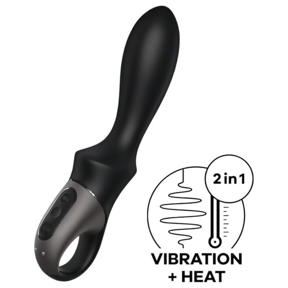 Satisfyer Heat Climax - vibromasseur anal chauffant intelligent (noir)