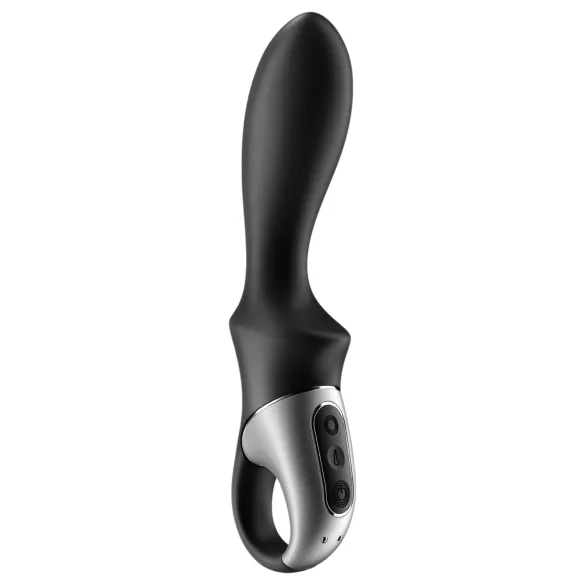 Satisfyer Heat Climax - Vibromasseur anal chauffant contrôlé par application (noir)
