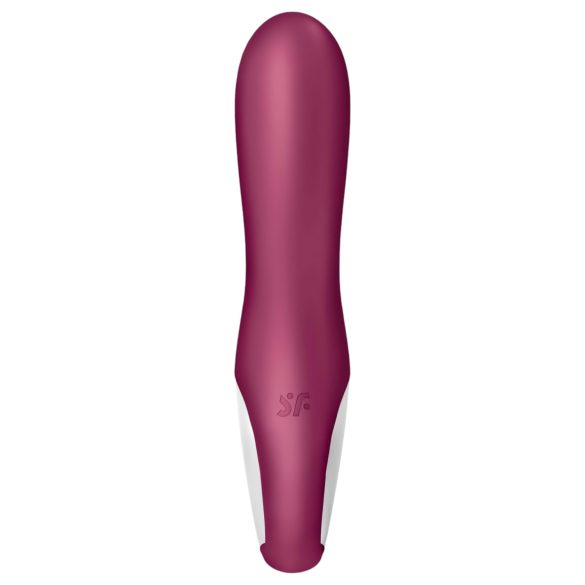 Satisfyer Hot Bunny - vibromasseur chauffant rabbit clitoridien connecté - rouge