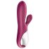 Satisfyer Hot Bunny - Vibromasseur Chauffant Intime Intelligent (Rouge)