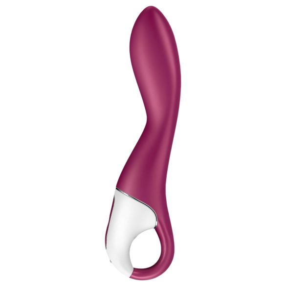 Satisfyer Heated Thrill - vibromasseur chauffant connecté - silicone rouge