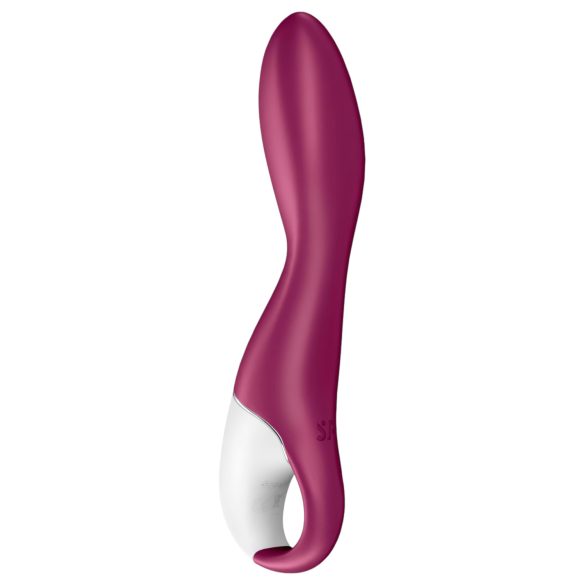 Satisfyer Heated Thrill - vibromasseur chauffant connecté - silicone rouge