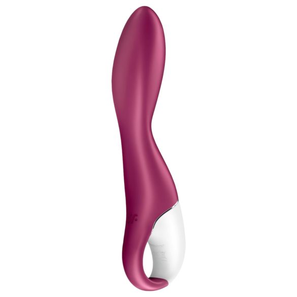Satisfyer Heated Thrill - vibromasseur chauffant connecté - silicone rouge