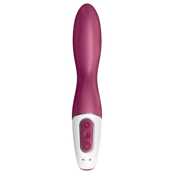 Satisfyer Heated Thrill - vibromasseur chauffant connecté - silicone rouge