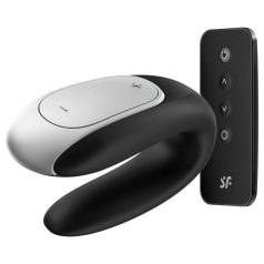   Satisfyer Double Fun - vibromasseur couple intelligent étanche (noir)