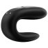 Satisfyer Double Fun - Double plaisir, intelligent & étanche (noir)