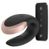 Satisfyer Double Love - vibromasseur connecté pour couples (noir)
