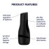 Satisfyer Men Classic - Masturbateur manuel à succion (noir)