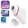 Satisfyer Love Triangle - Stimulateur clitoridien à ondes d’air, contrôlé par application (blanc)