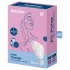 Satisfyer Love Triangle - Stimulateur clitoridien à ondes d’air, contrôlé par application (blanc)