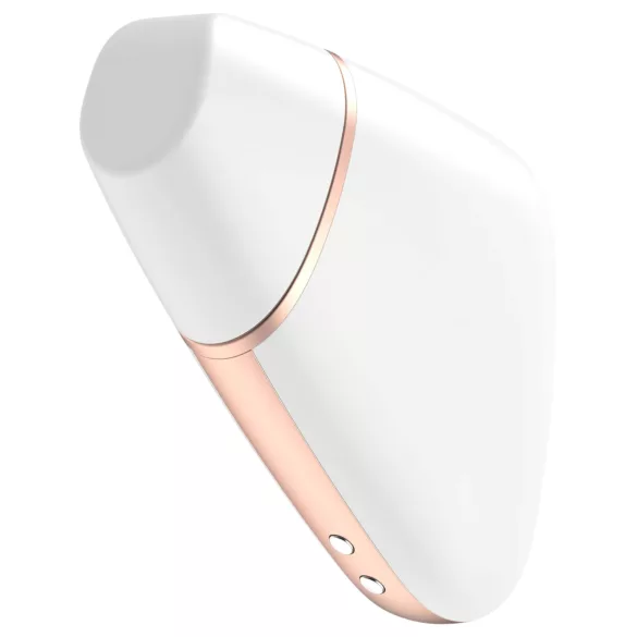 Satisfyer Love Triangle - Stimulateur clitoridien à ondes d’air, contrôlé par application (blanc)